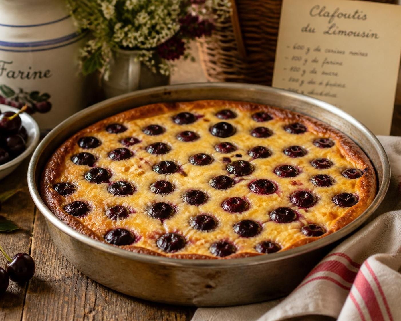 découvrez la recette authentique du clafoutis traditionnel bien fondant, un délice typique du limousin à savourer en toutes occasions.