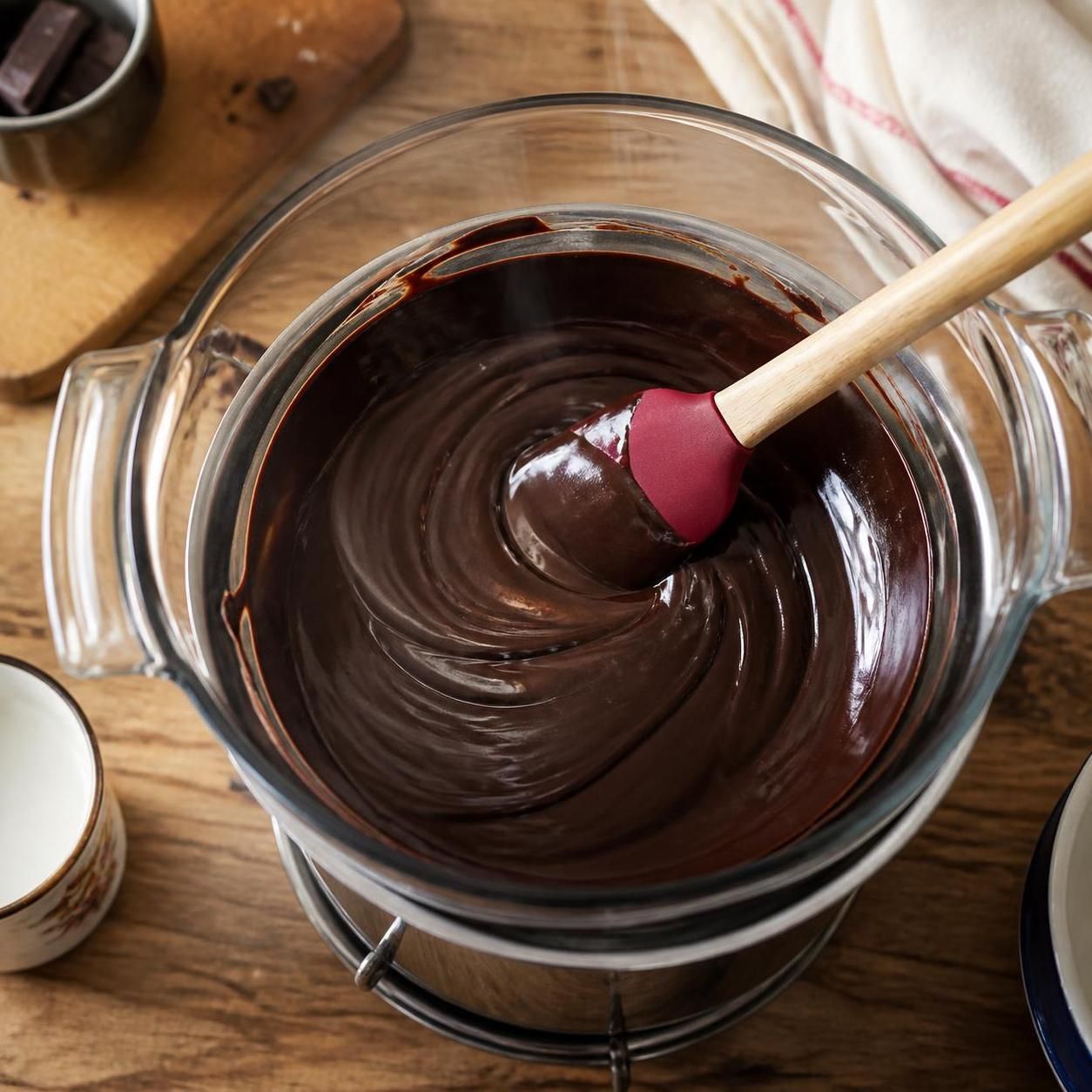 découvrez les meilleures astuces pour faire fondre du chocolat parfaitement sans qu'il ne durcisse, afin d'obtenir une texture lisse et brillante pour toutes vos recettes.