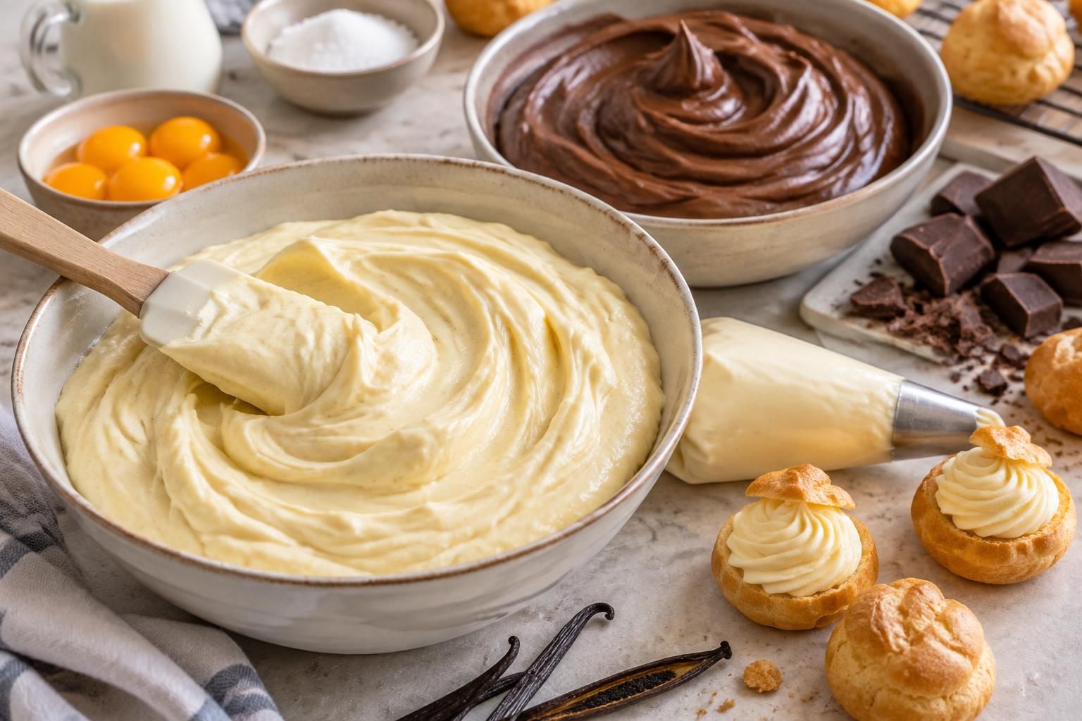 découvrez la recette de la crème diplomate maison, légère et onctueuse, avec nos astuces pour la réussir et ses variantes à la vanille ou au chocolat.