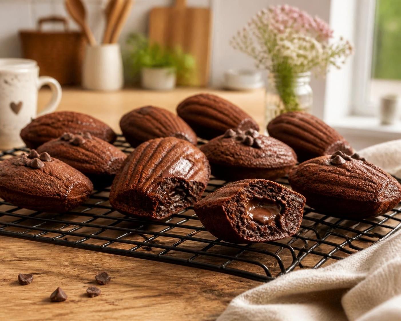 découvrez la recette moelleuse des madeleines au chocolat au cœur fondant, un délice gourmand parfait pour toutes les occasions.