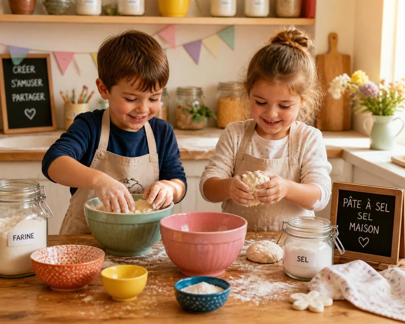 découvrez notre recette facile de pâte à sel maison, idéale pour les enfants, avec des conseils simples pour la préparation et la cuisson.