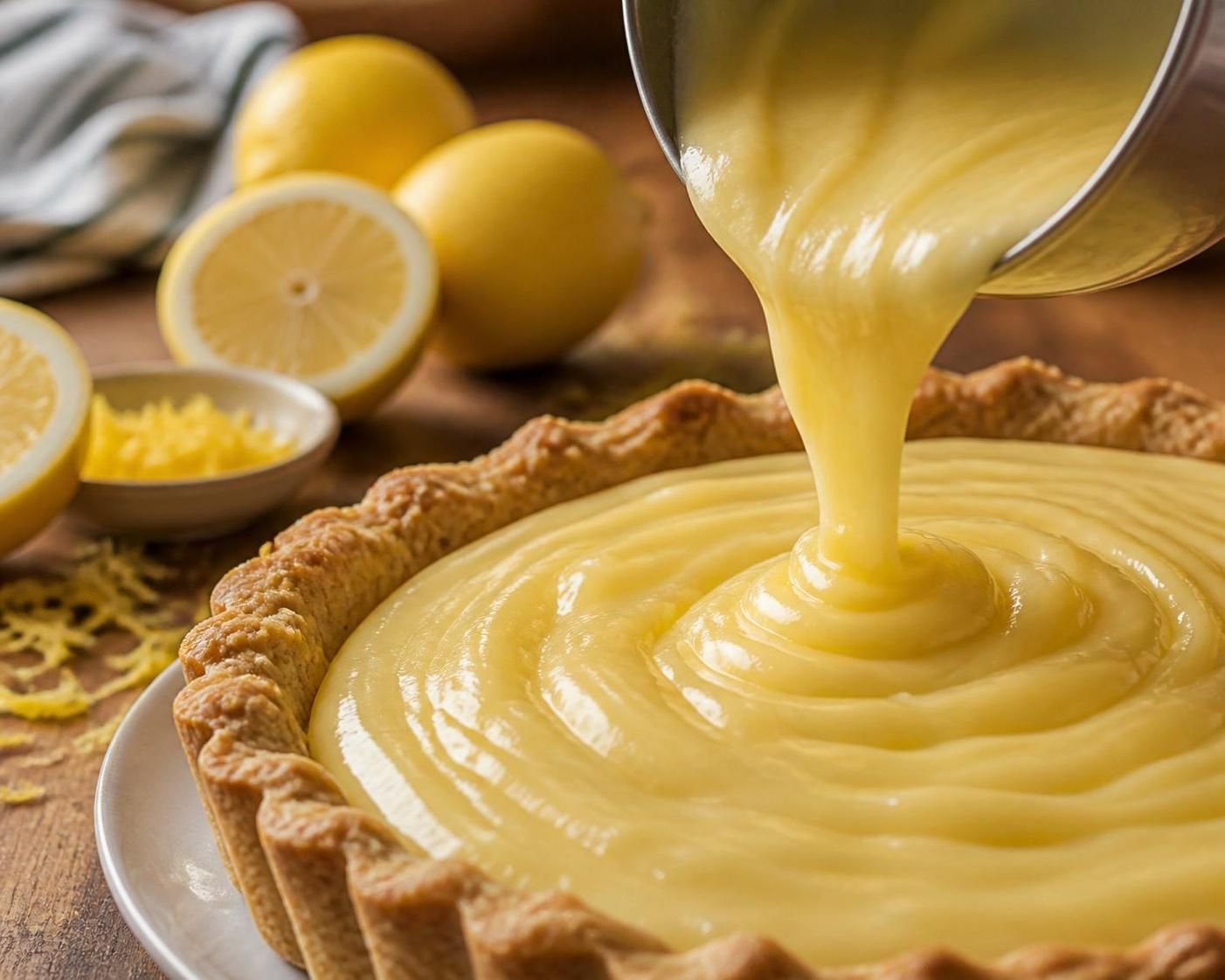 découvrez notre délicieuse crème au citron, parfaite pour sublimer vos tartes et desserts avec une touche fraîche et acidulée.