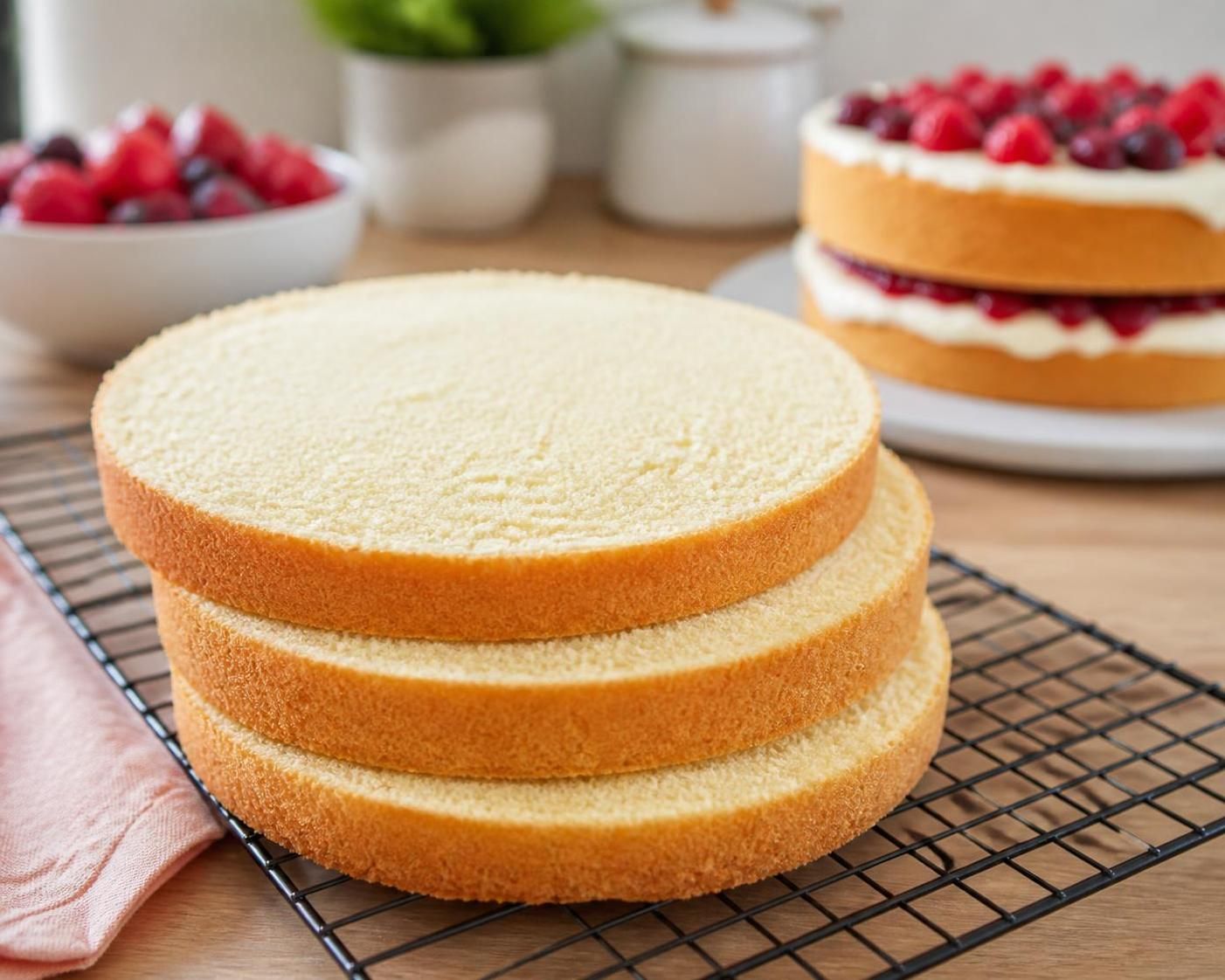 découvrez comment réaliser une génoise moelleuse et haute, idéale pour des layer cakes parfaitement réussis et gourmands.