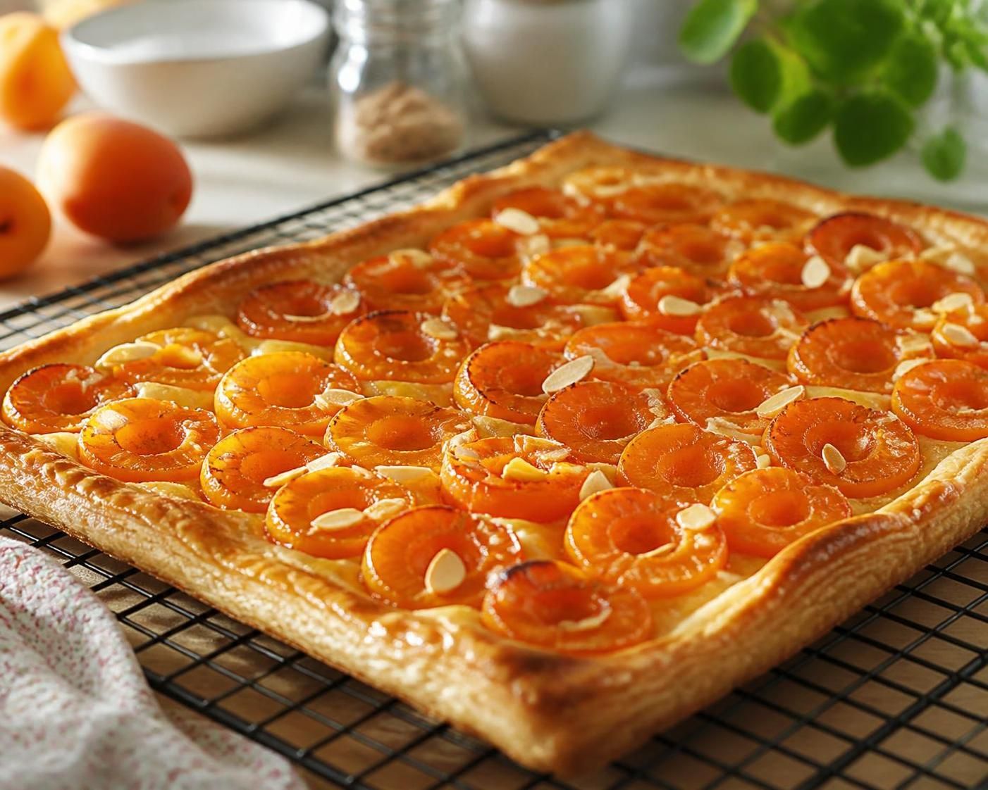 découvrez une recette ultra facile de tarte aux abricots sur pâte feuilletée, idéale pour un dessert rapide et gourmand.
