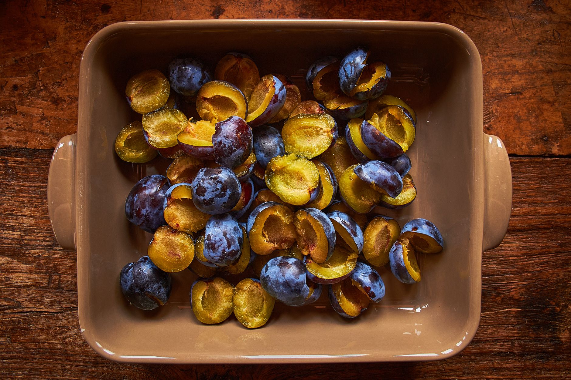 Clafoutis aux prunes la recette — Clafoutis aux prunes : la recette facile (jaunes, rouges ou reines-claudes)