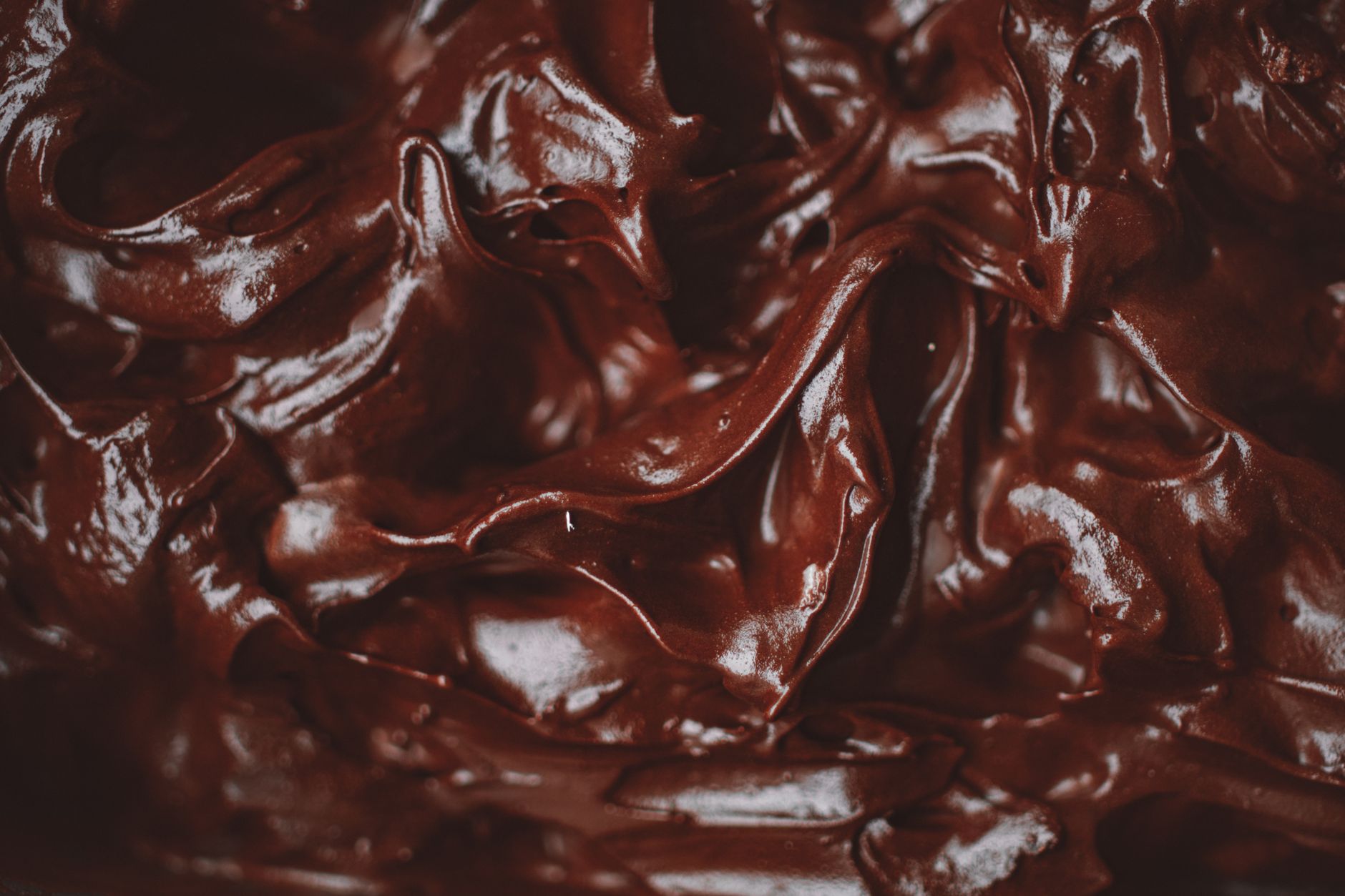 Ganache au chocolat les bonnes — texture de ganache au chocolat
