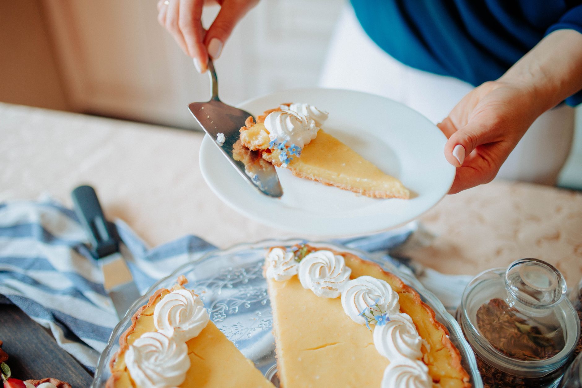 Une crème au citron pour — tarte dessert crème au citron